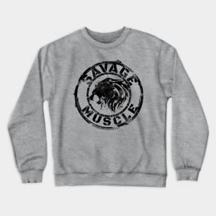 SAVAGE MUSCLE LION Crewneck Sweatshirt